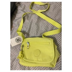 Kipling Sabian Mini Crossbody Bag (Neon Green)